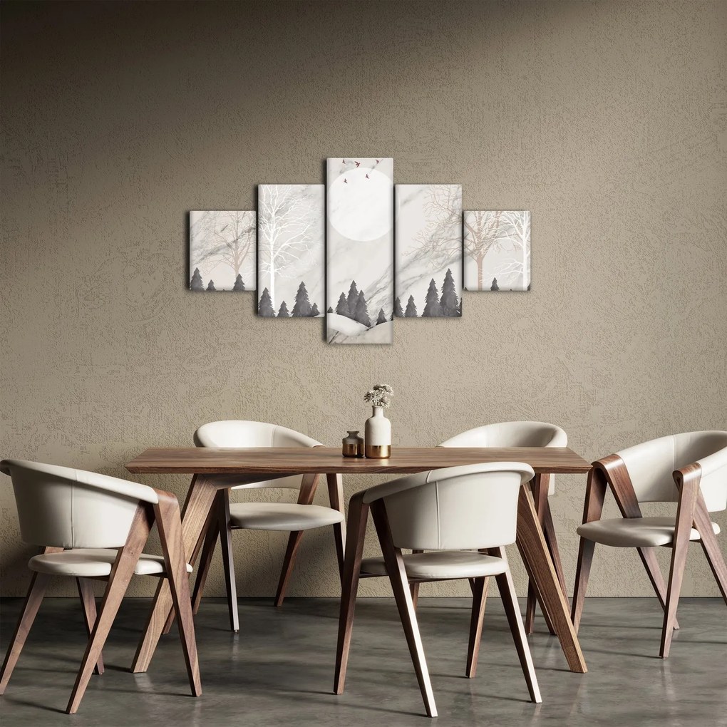 Obraz - Zimowy krajobraz (125x70 cm)