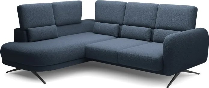 Narożnik ILUSIO L z elektryczną regulacją w tkaninie Now Or Never 77 WERSAL