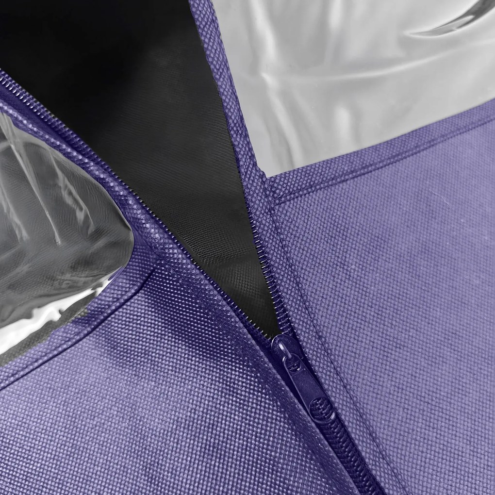 Granatowy Pokrowiec Ochronny na Odzież Baggi Long 150x60x15 cm - SEVERNO Home