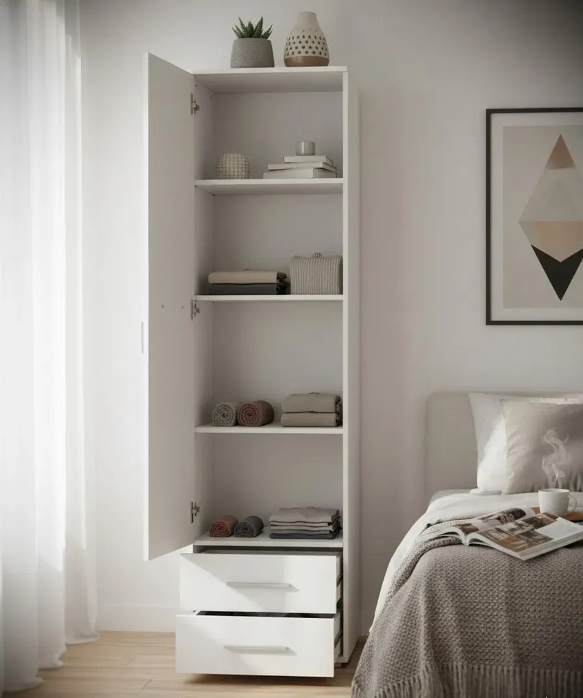 Biały regał C5 C5-M86