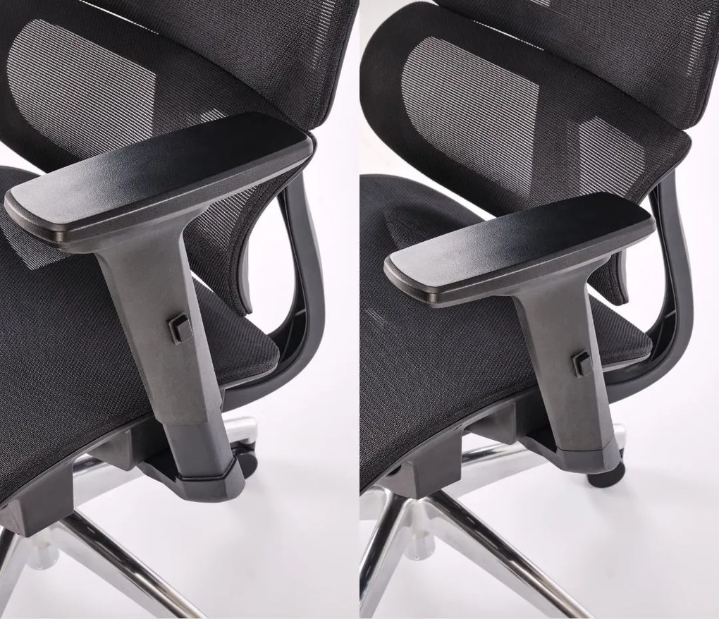 Ergonomiczny fotel do biura Casper Halmar, zgodny z normą BHP