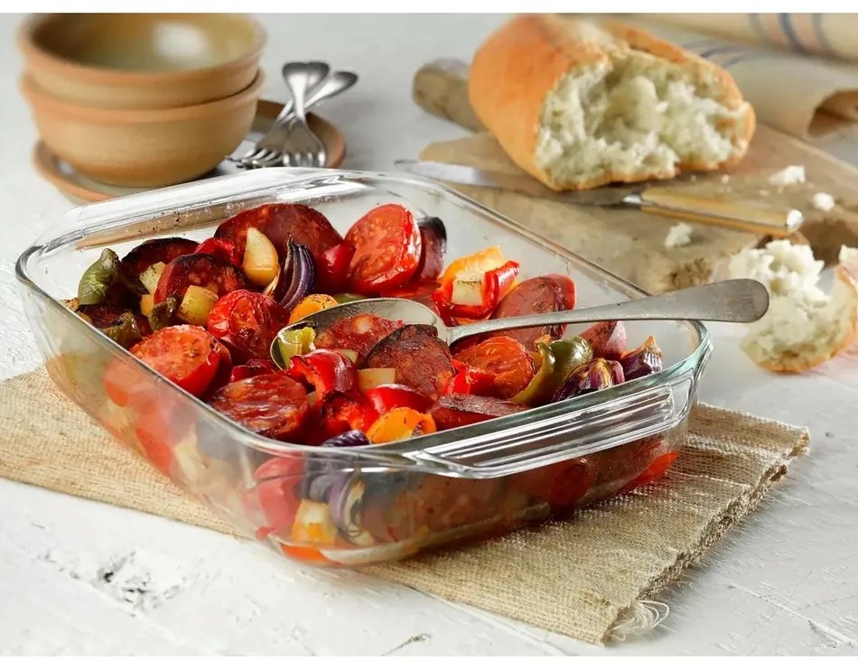 Zestaw szklanych naczyń żaroodpornych Pyrex, 3szt., 2 l + 3 l + 4 l