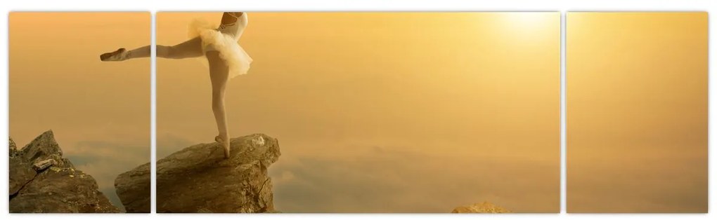 Obraz - Baletnica na skale (170x50 cm)
