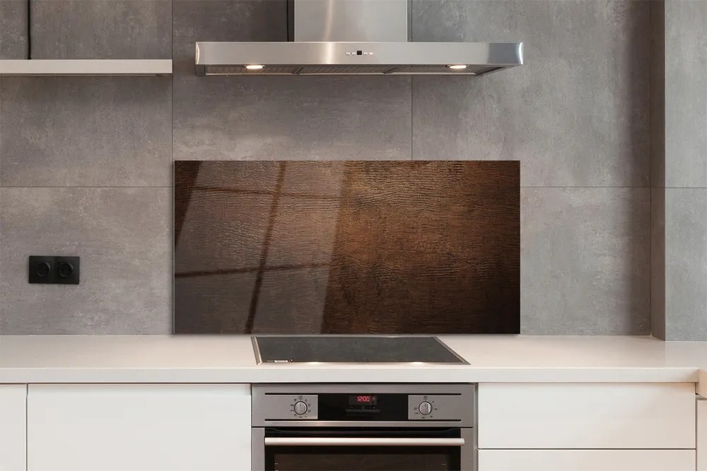 Szklany Panel Detal Drewnianej Struktury