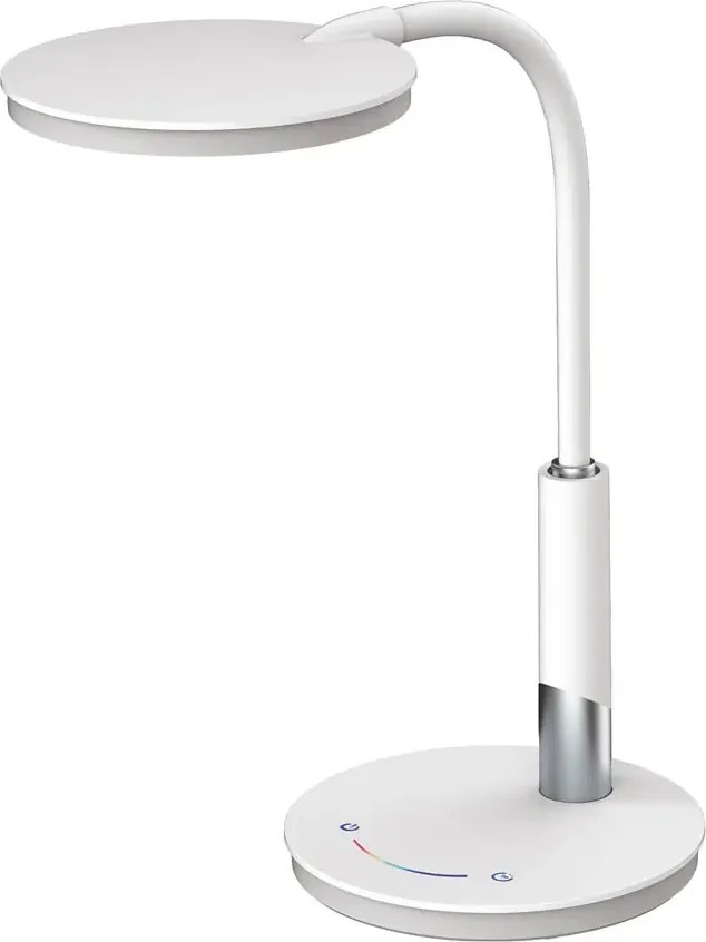 Biała nowoczesna lampka biurkowa dotykowa LED - 12X A511 D9-S30