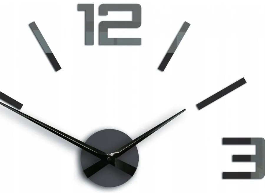 Zegar ścienny naklejany duży nowoczesny akrylowy na ścianę do kuchni salonu