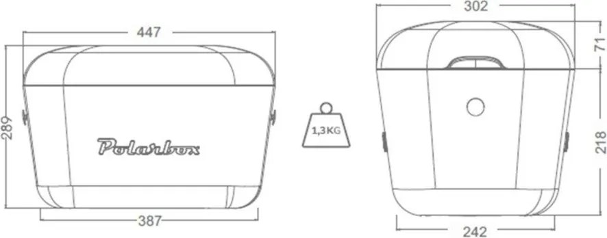 Różowy pojemnik chłodzący 20 l Pop – Polarbox