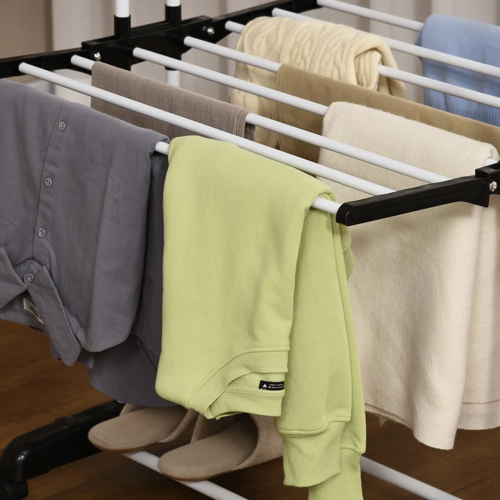 HOMCOM Stojak na pranie do użytku wewnątrz i na zewnątrz