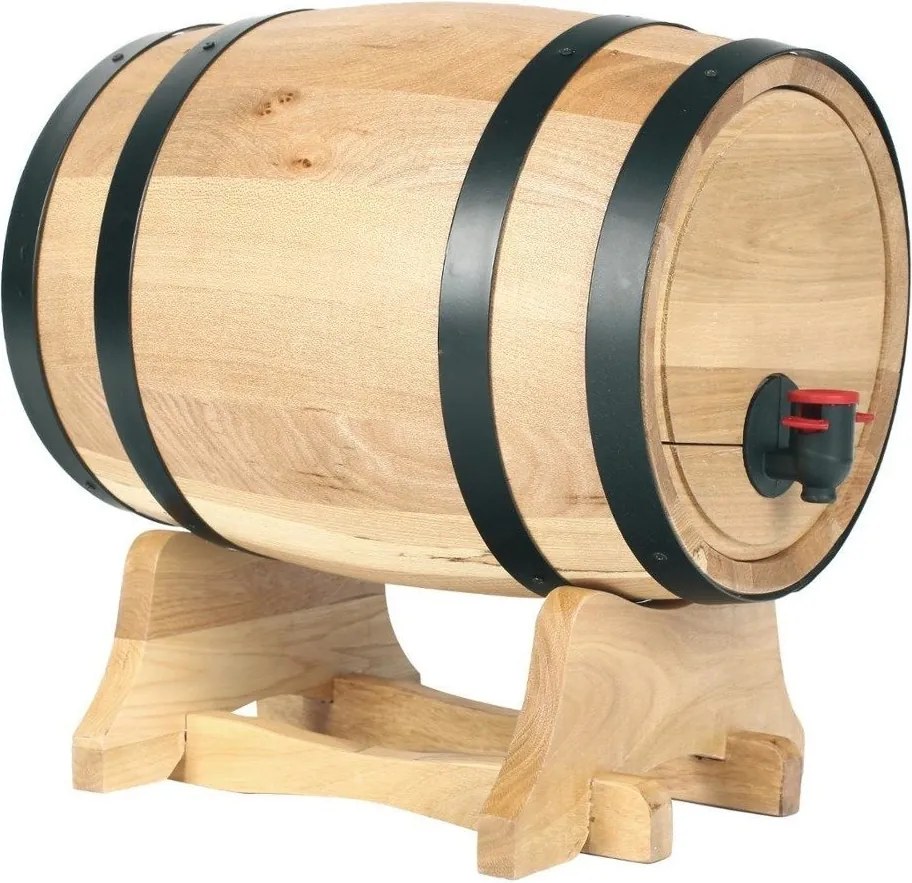 Beczka na wino z dozownikiem, drewniana baryłka, 5,5 L