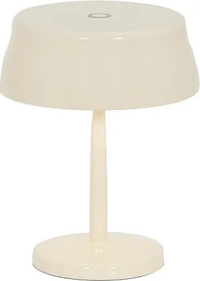 Lampa stołowa LED Zafferano Sister Light Mini Wi-Fi Smart w kolorze kości słoniowej, ładowalna i ściemnialna - 2200-2700-3000-4000K, 3,2W, wys. 17 cm