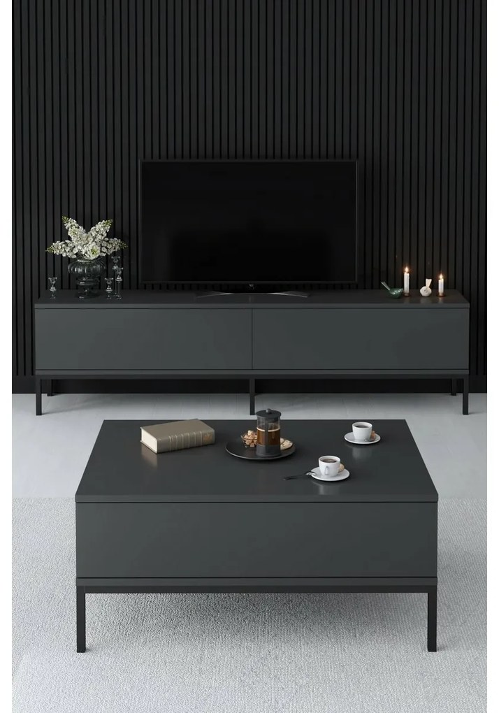Stolik konferencyjny Lord Anthracite and Black
