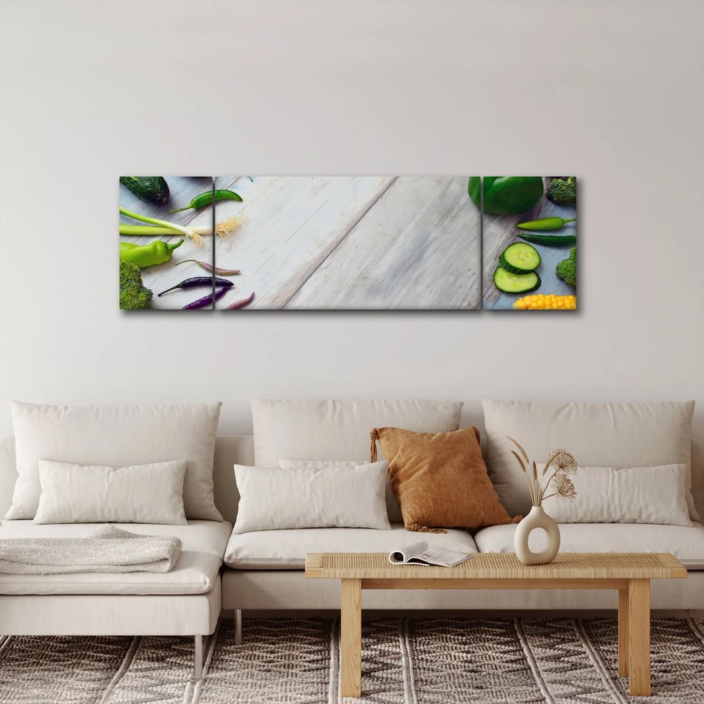 Obraz warzyw (170x50 cm)