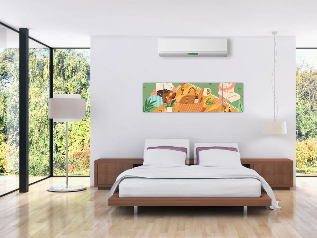 Obraz - Letnia miłość (170x50 cm)