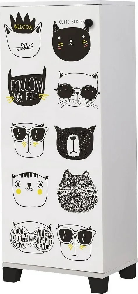 Szafka na buty Vegas Cats White