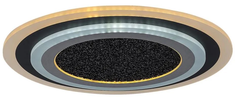 Rabalux 71316 - LED ściemnialna oprawa sufitowa TANELI 56W/230V 3000/4000/6000K czarna + pilot