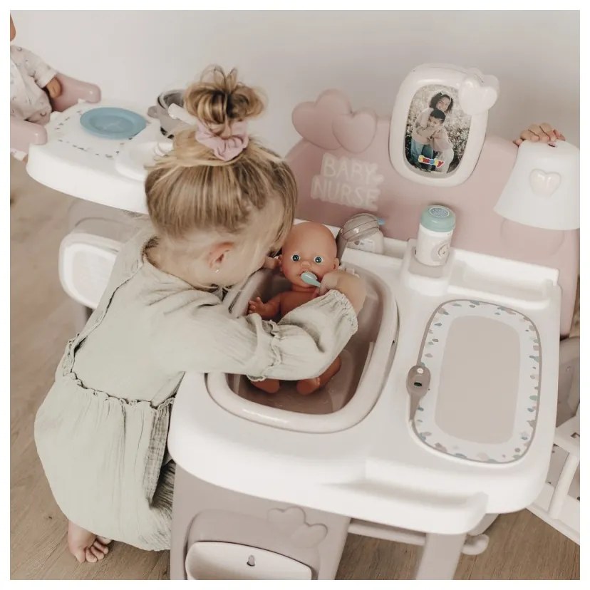 Smoby baby nurse duży kącik opiekunki dla lalki