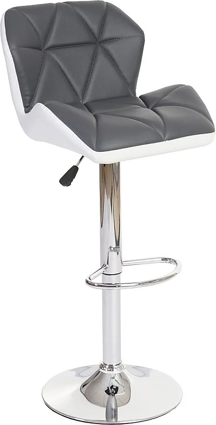 Stołek barowy MCW-A92,  szary