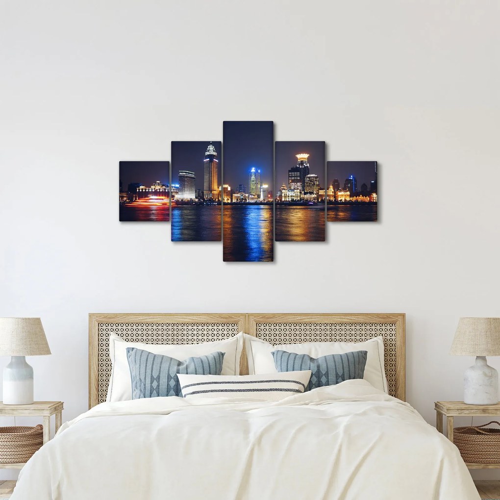 Obraz - Refleksy nocy (125x70 cm)