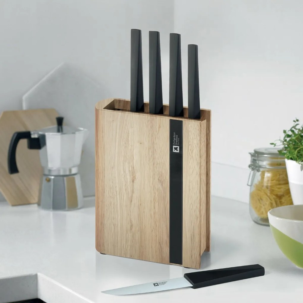 Amefa 5-częściowy zestaw noży kuchennych w bloku  EDGE