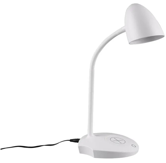 Biała lampa stołowa LED (wys. 38 cm) Load – Reality