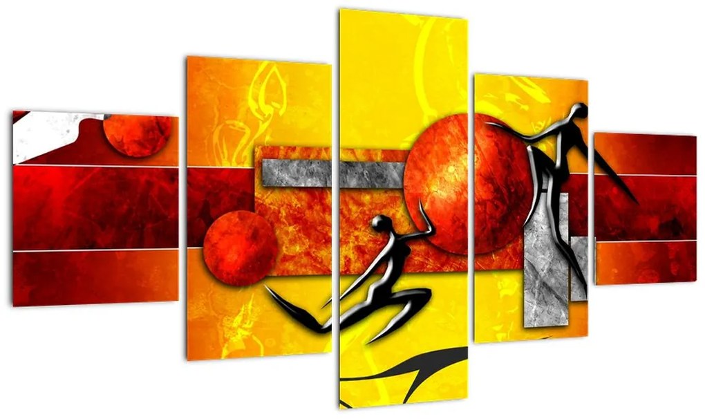 Obraz - Malarstwo ludzkości (125x70 cm)