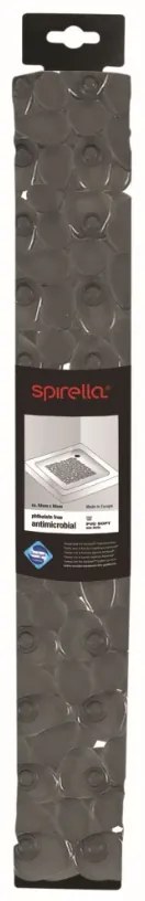 Spirella Antypoślizgowa mata prysznicowa RIVERSTONE, ciemnoszara, 54 x 54 cm