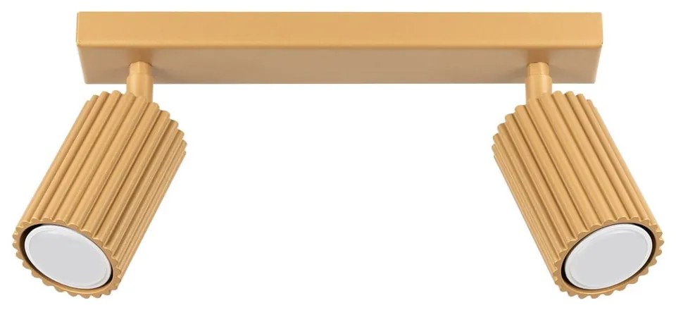 Lampa punktowa w kolorze złota 6,5x30 cm Gleam – Sollux