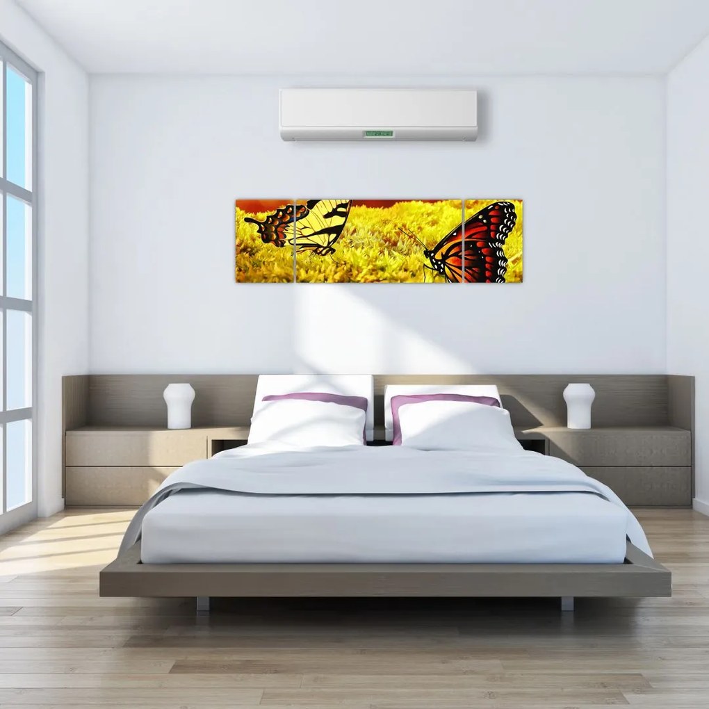 Obraz motyli (170x50 cm)