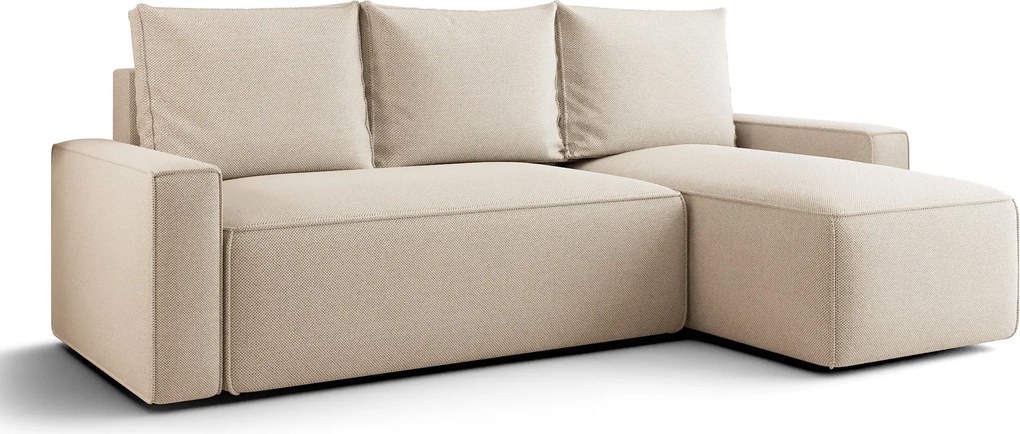 Jasnobeżowy narożnik rozkładany D4-S78