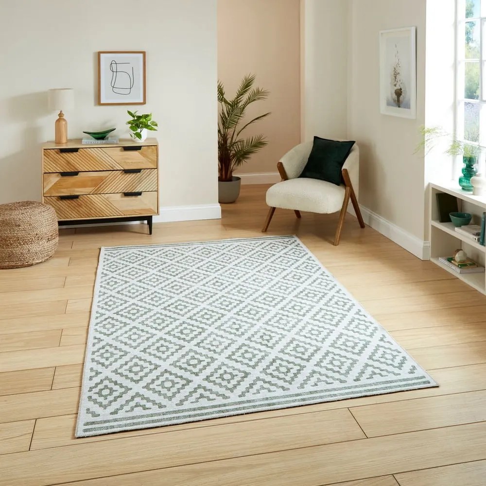 Zielony dywan odpowiedni do prania 122x170 cm Coral Green – Think Rugs