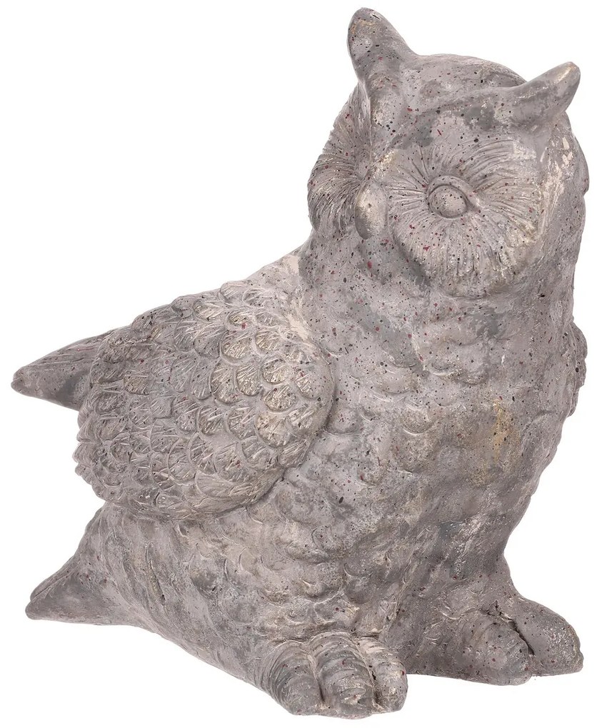 Osłonka na kwiaty Sowa, 34 x 33 x 23 cm, Mgo