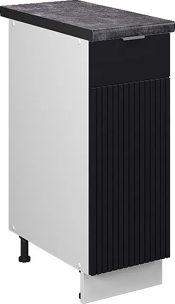 Szafka apteczna czarne paski 30x60x82 fame-line