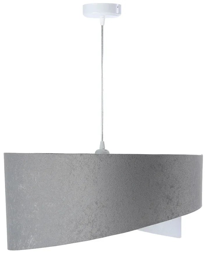 Szara asymetryczna lampa wisząca - 4X EX979 N9-D28