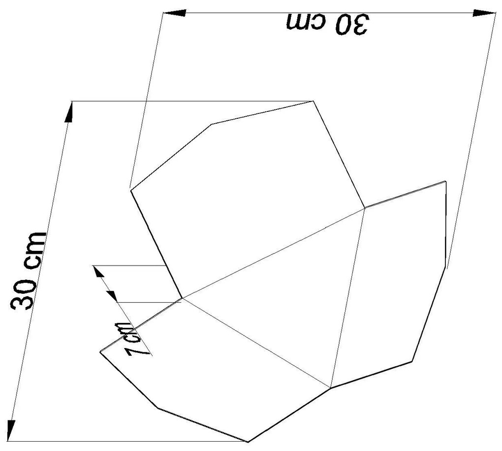 Futurystyczny kinkiet LED E748-Tri Piloss 4X