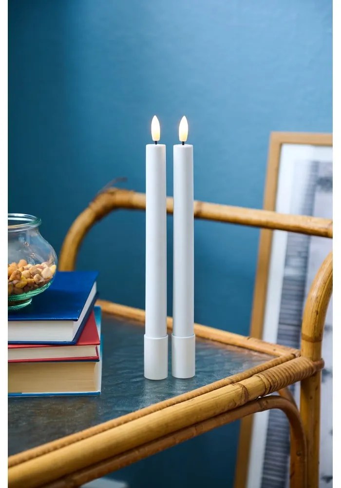 Świeczki LED zestaw 2 szt. (wysokość 25 cm) Sille Tall Rechargeable – Sirius
