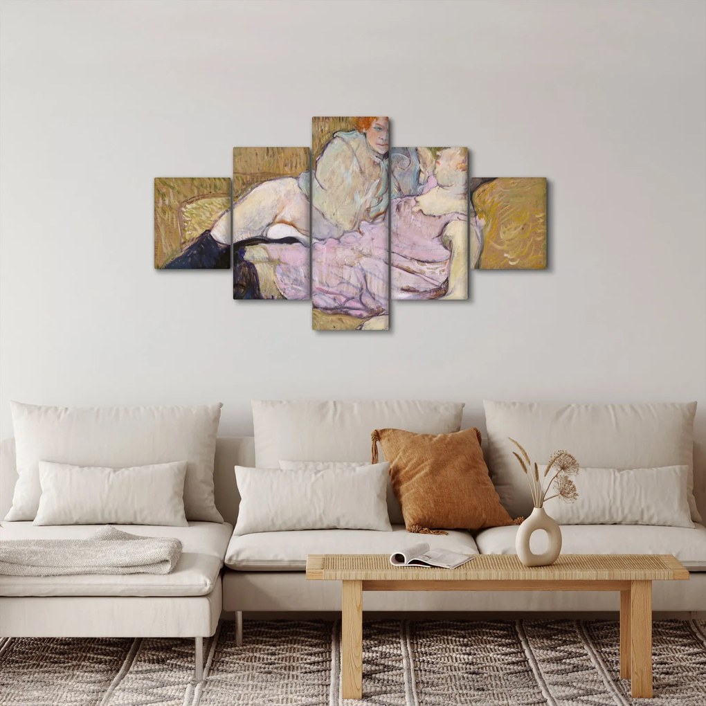 Obraz - Henri de Toulouse-Lautrec, The Sofa, reprodukcje (125x70 cm)