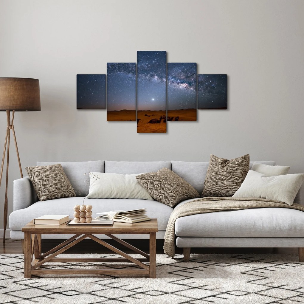 Obraz - Noc na pustyni (125x70 cm)