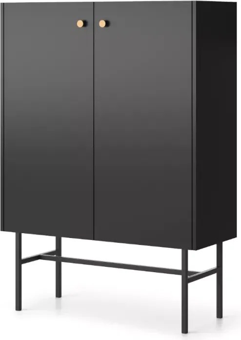 Komoda Alderia 2D – elegancka i kompaktowa w dwóch kolorach