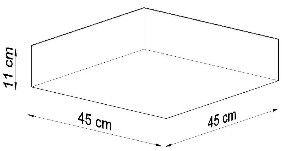 Plafon HORUS 45 biały SOLLUX  LIGHTING