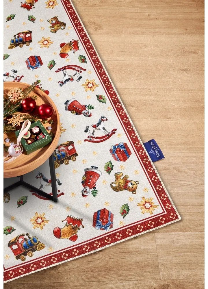 Czerwony chodnik ze świątecznym motywem 80x200 cm Red Christmas – Villeroy&Boch