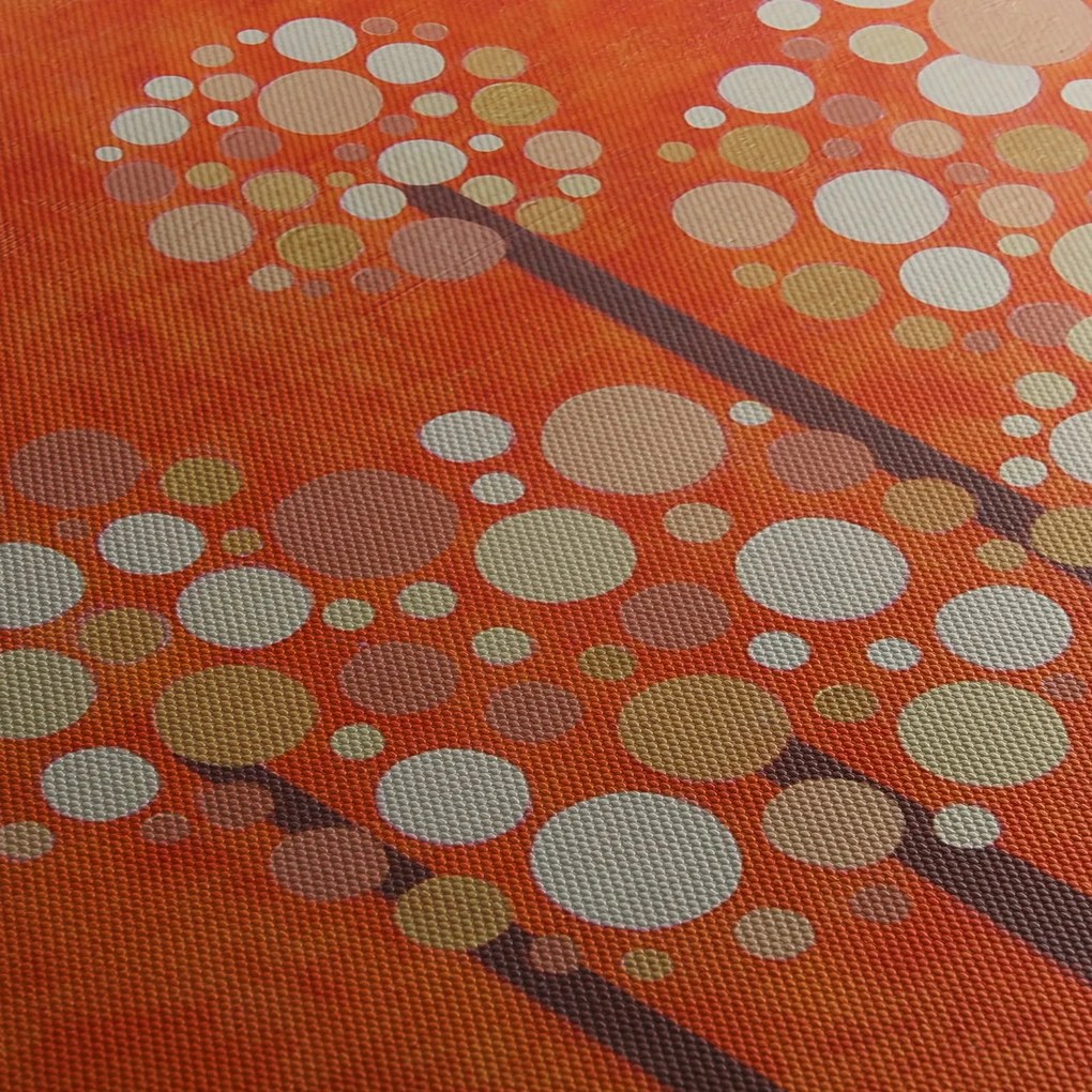 Obraz - Pomarańczowy las (70x50 cm)