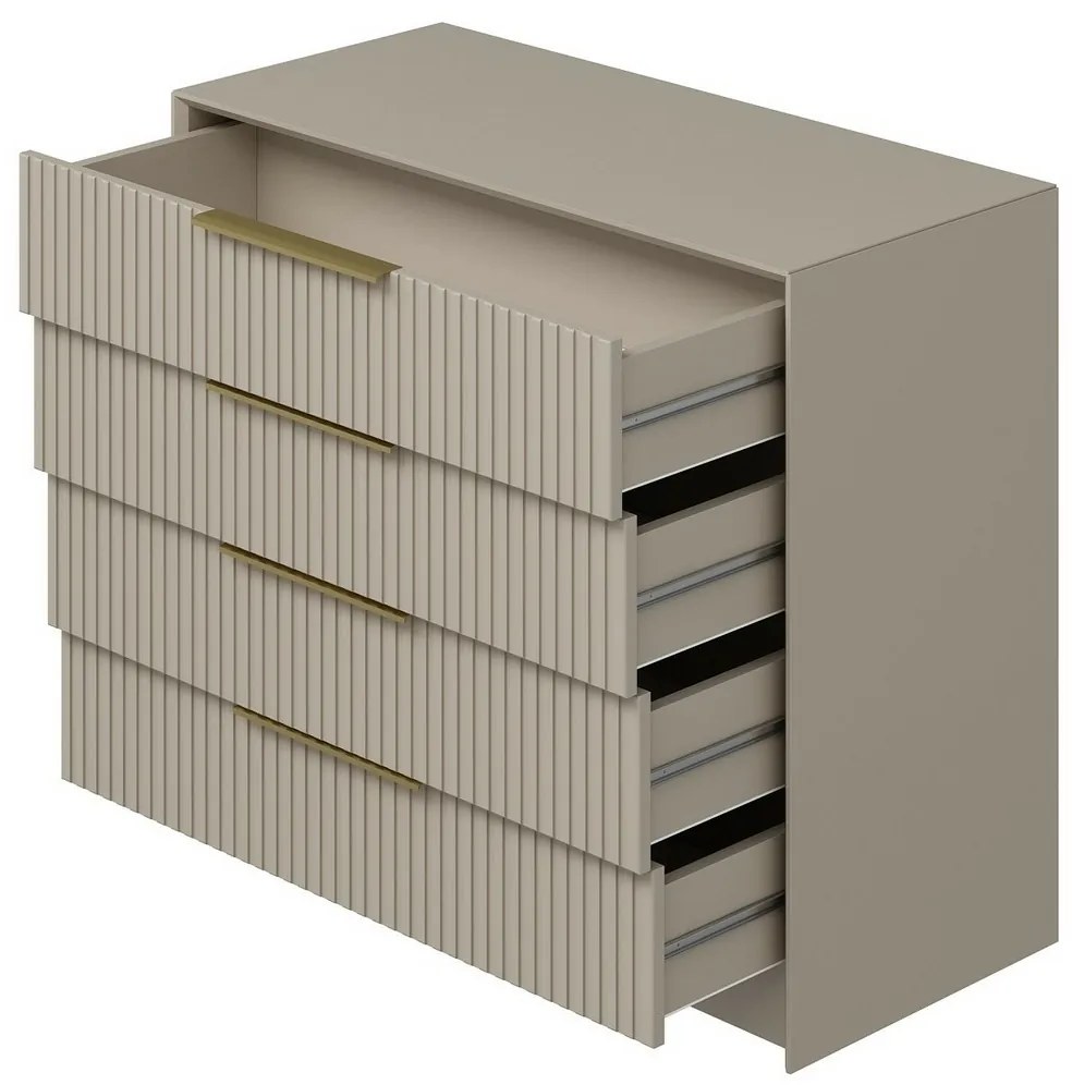 Komoda z lustrem Kale Beige
