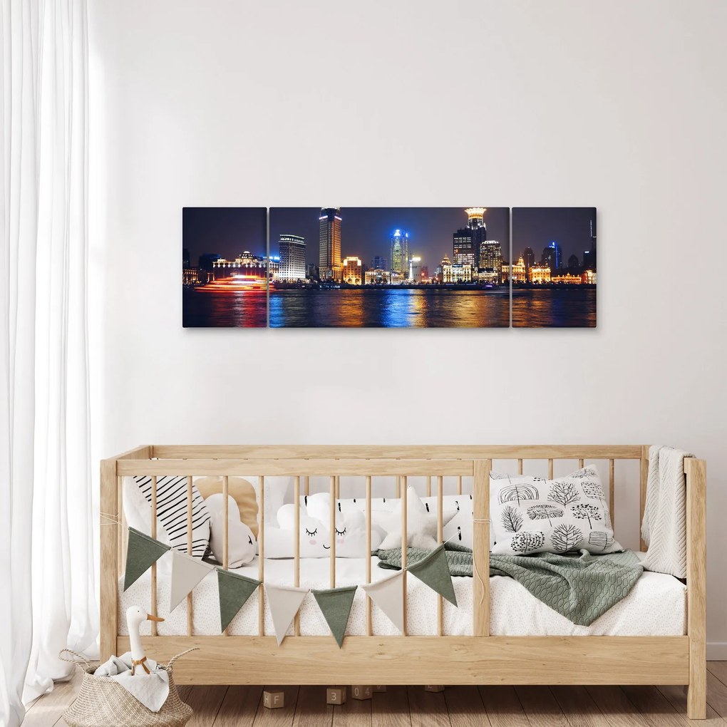 Obraz - Refleksy nocy (170x50 cm)