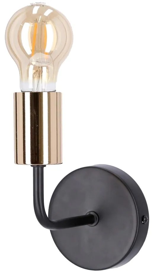 Kinkiet w czarno-miedzianym kolorze Spill – Candellux Lighting