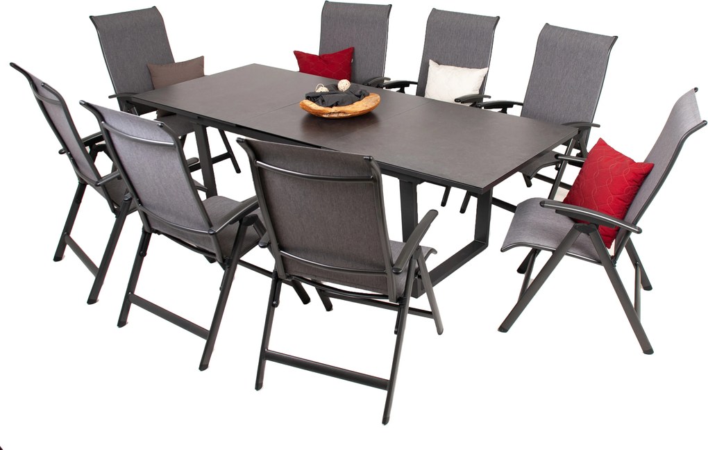 Doppler LIVORNO YELMO ALU ogrodowy zestaw wypoczynkowy 8+1