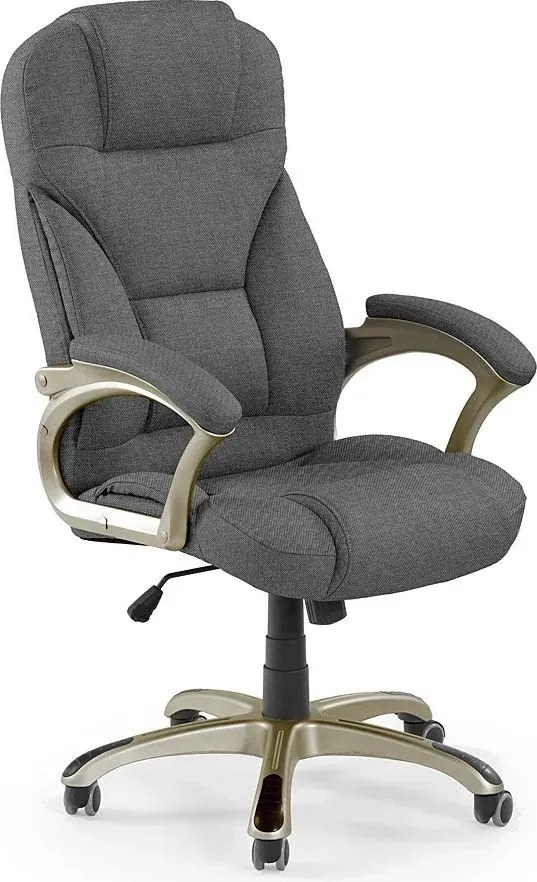 Biurowy Fotel Obrotowy Ciemny Popiel K3-T48