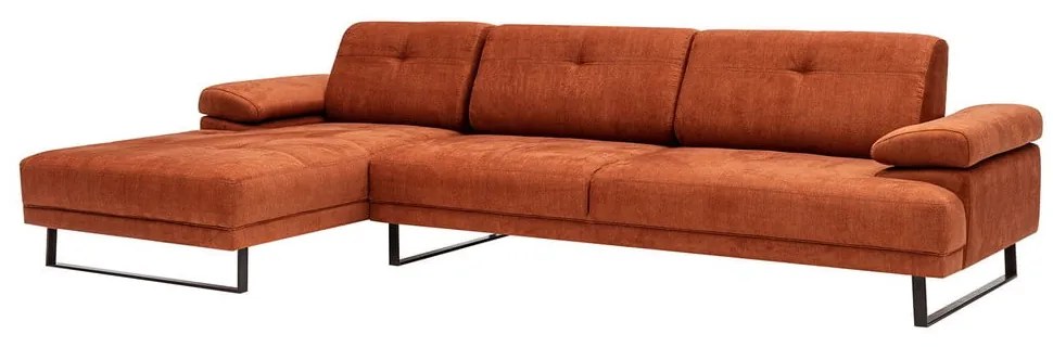 Orange Artie Mustang sofa narożna, lewy narożnik