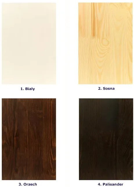 Komoda drewniana z szufladami Lilis 5X - 4 kolory