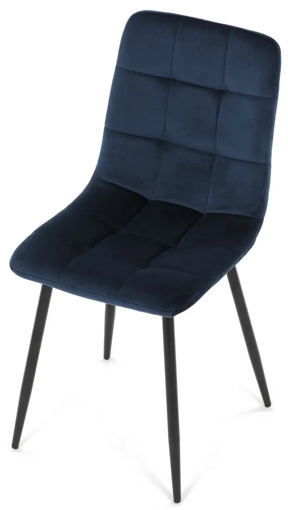 Zestaw krzeseł do jadalni CT-281 BLUE4, 4 szt.