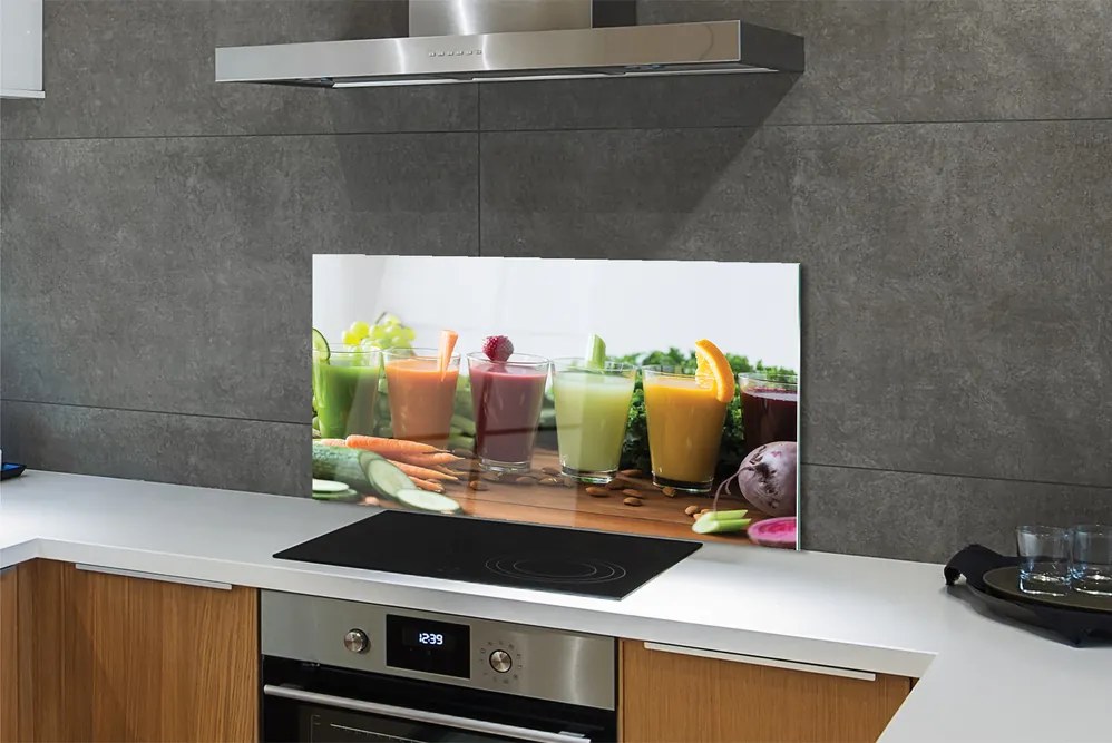 Szklany Panel Warzywno-Owocowe Smoothie